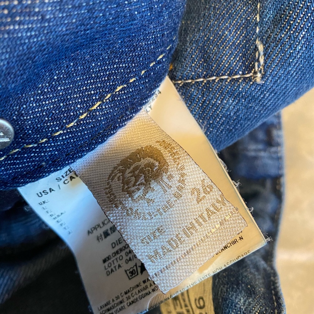 Two pair Diesel industry denim jeans size 28